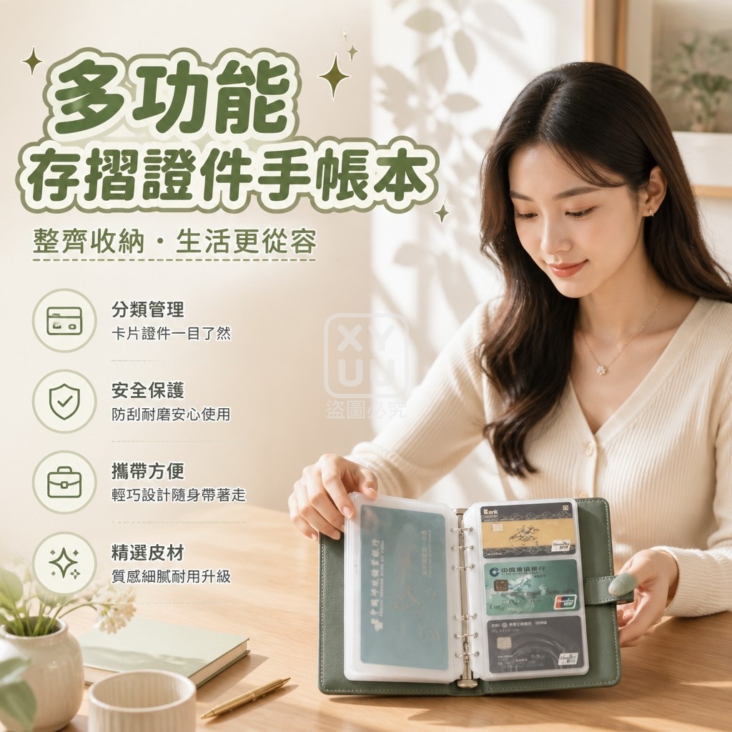 多功能存摺證件手帳本